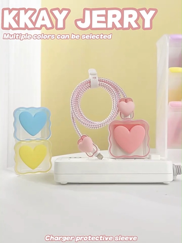 Forme De Onde Mignonne De Série De Protecteurs De Câble Avec Joli Motif