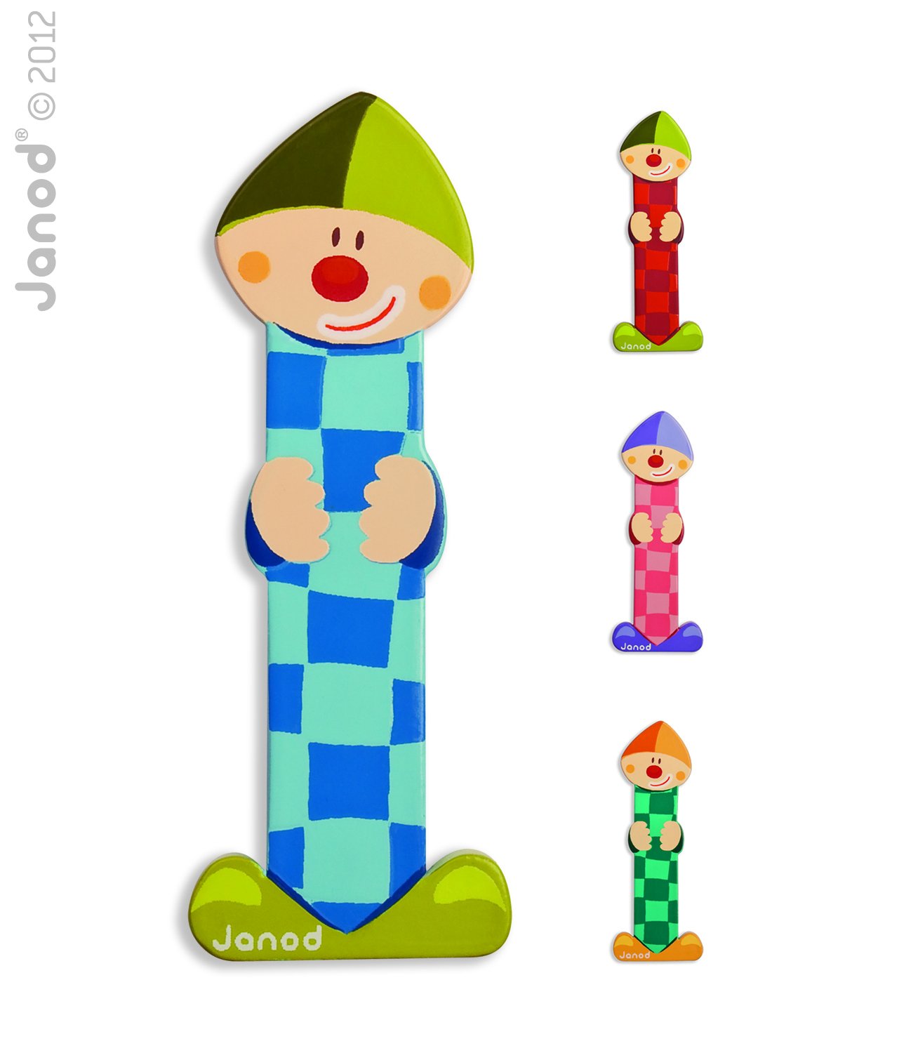 Janod J04550 Party B004XS8GUG Wooden Clown Letter, Multicolour, One Size