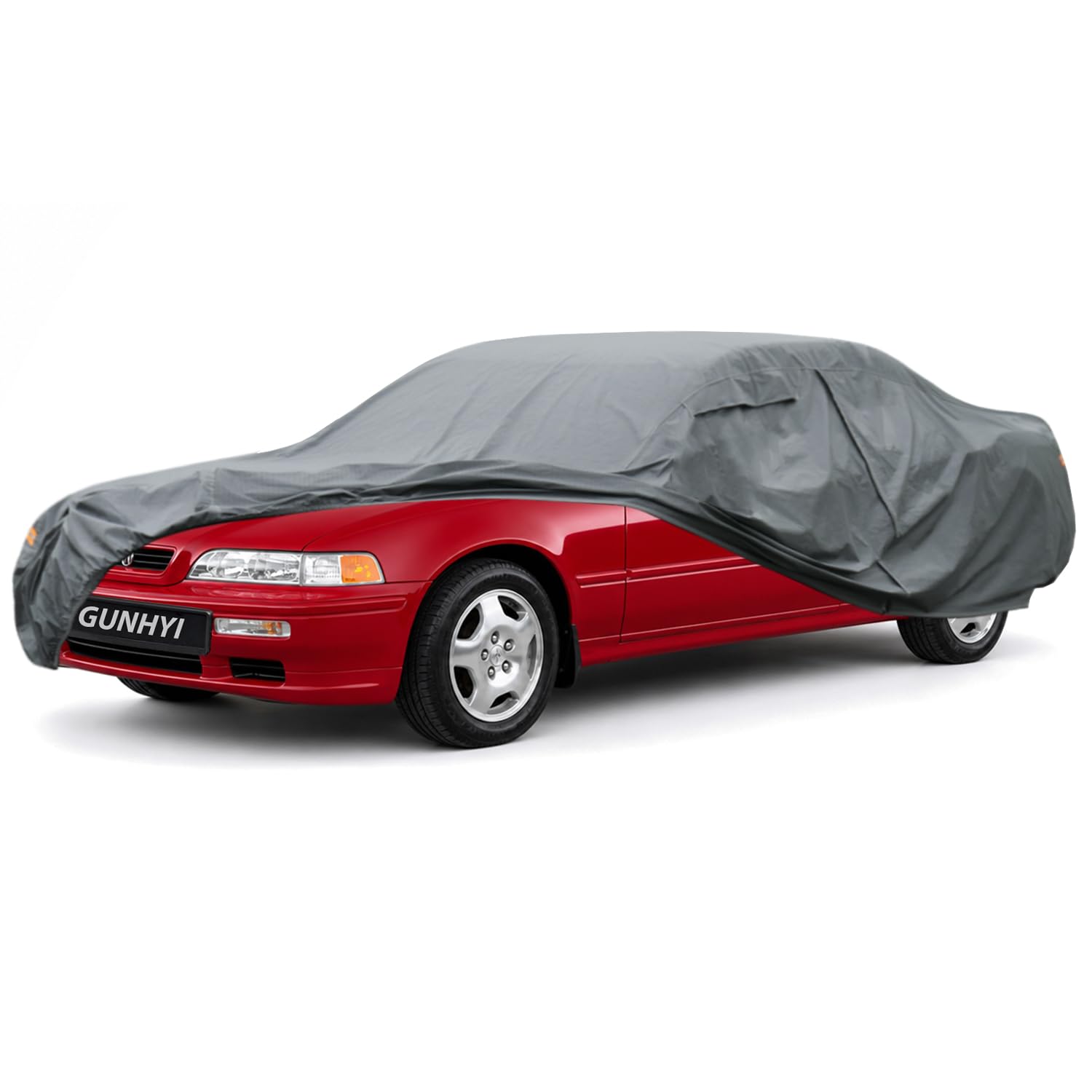 GUNHYI Premium Car Cover Custom Fit Acura Legend Coupe, 16 Layers Heavy Duty Car Cover Waterproof All Weather with Zipper Door for Sun Rain Snow Dust Uv Protection