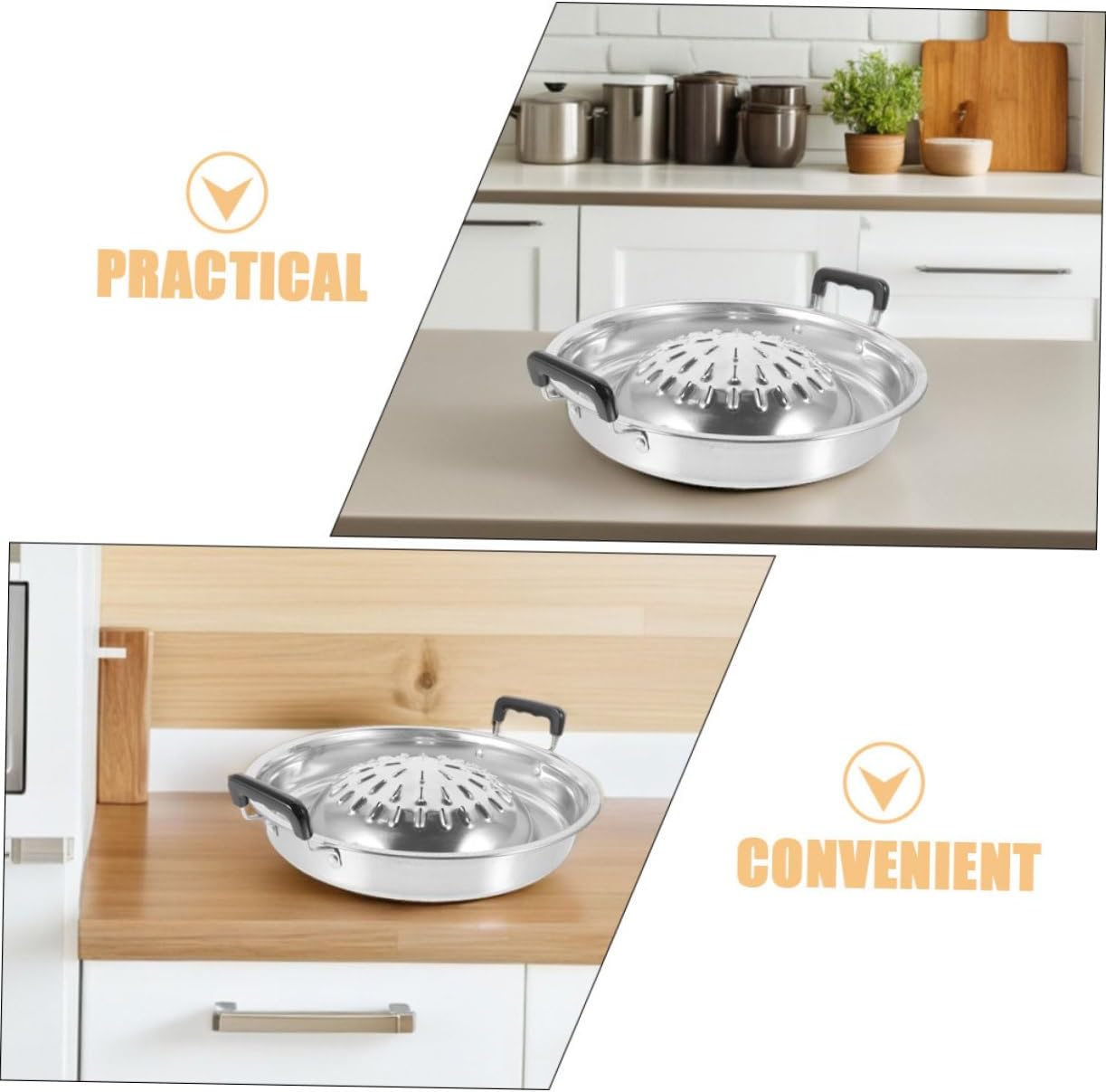 2pcs Expert Grill Bbq Plate Aluminum Grill Pan for Indoor Cooking for Picnic