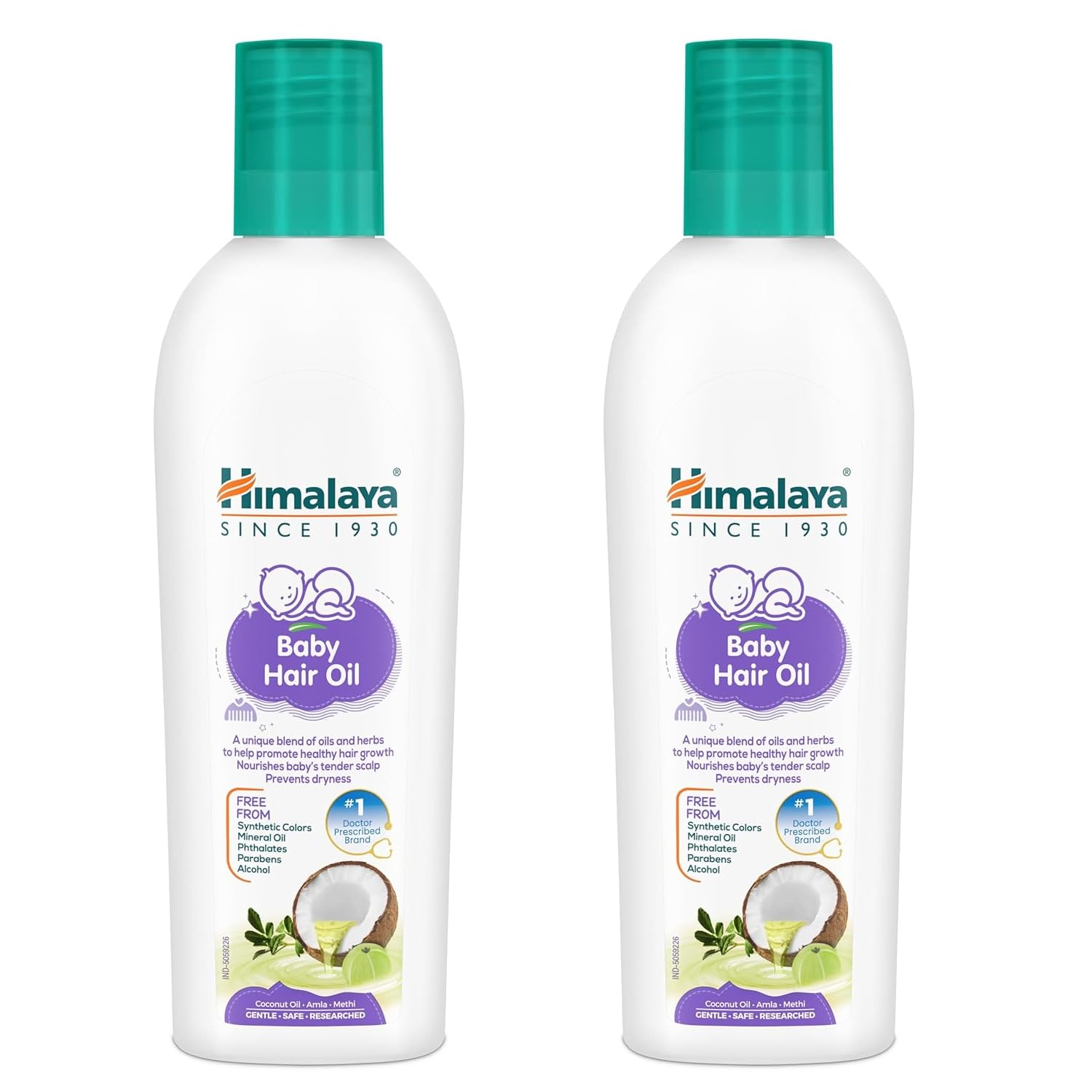 Himalaya Baby Hair Oil - 100 ml (Pack of 2)-image-16