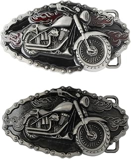 2 Pieces Stylish Motorcycle Belt Buckle image