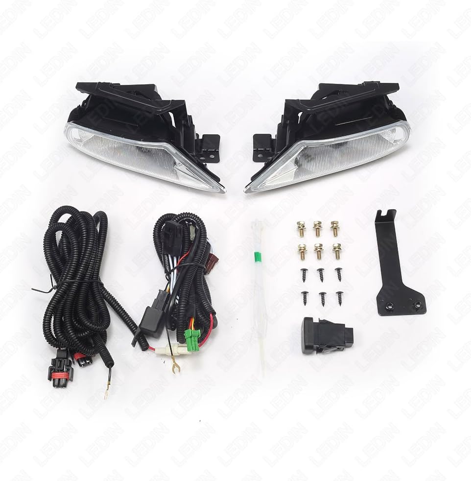 Blасk Frіdау 🔥 LEDIN for 2005-2007 Honda Odyssey Clear Lens Front Bumper Fog Driving Light Assembly w/Switch w/Bulbs Uр Tо 60% оƒƒ LEDIN for 2005-2007 Honda Odyssey Clear Lens Front Bumper Fog Driving Light Assembly w/Switch w/Bulbs