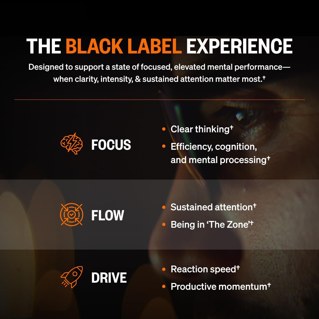 ONNIT Alpha Brain Black Label Nootropic, Citicoline & Lions Mane, 80 Count — Amazon image 8