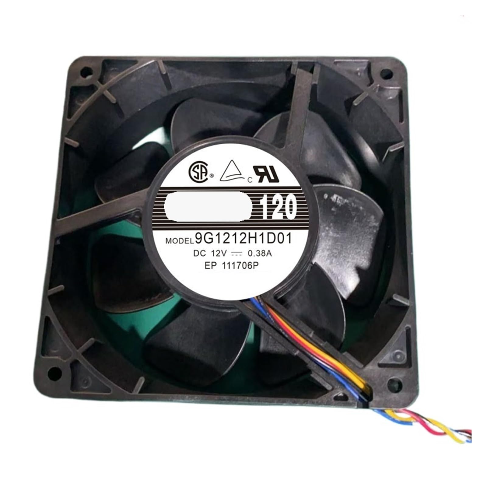 FCARUMIQP 9G1212H1D01 12V 0.38A 12038 120x120x38mm Cooling Fan