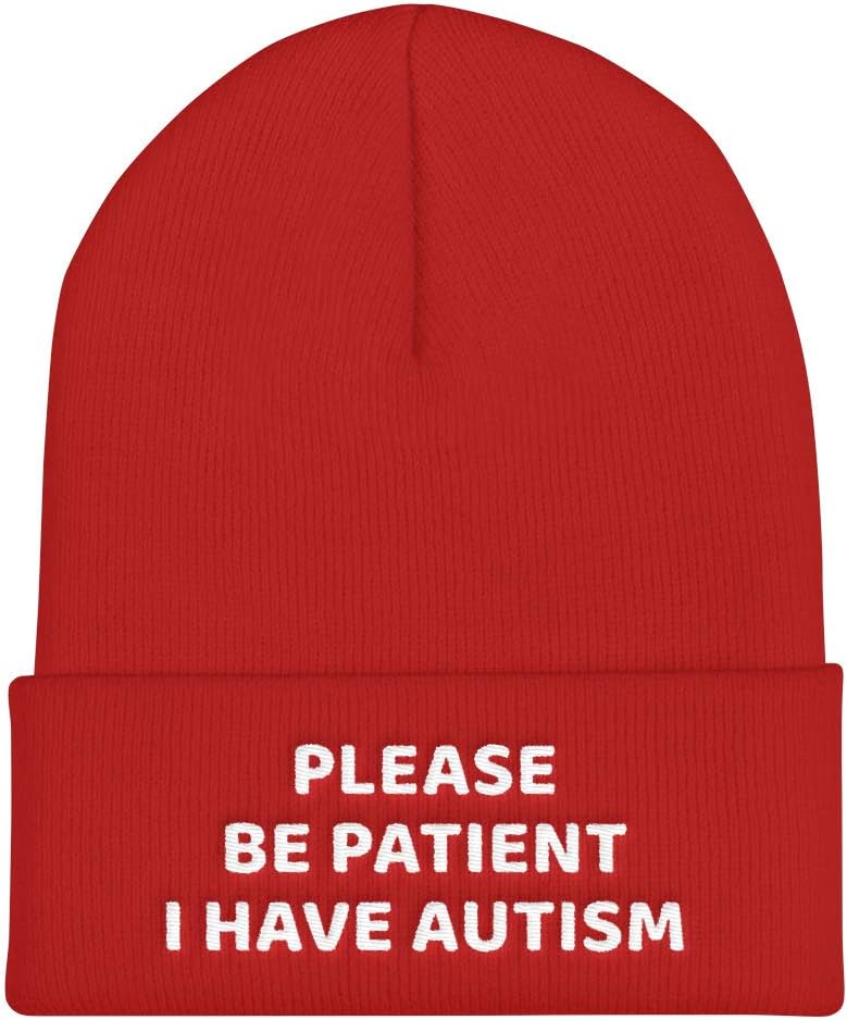 Hogue WS LLC Please Be Patient I Have Autism Beanie (Autistic Spectrum Disorder Awareness)