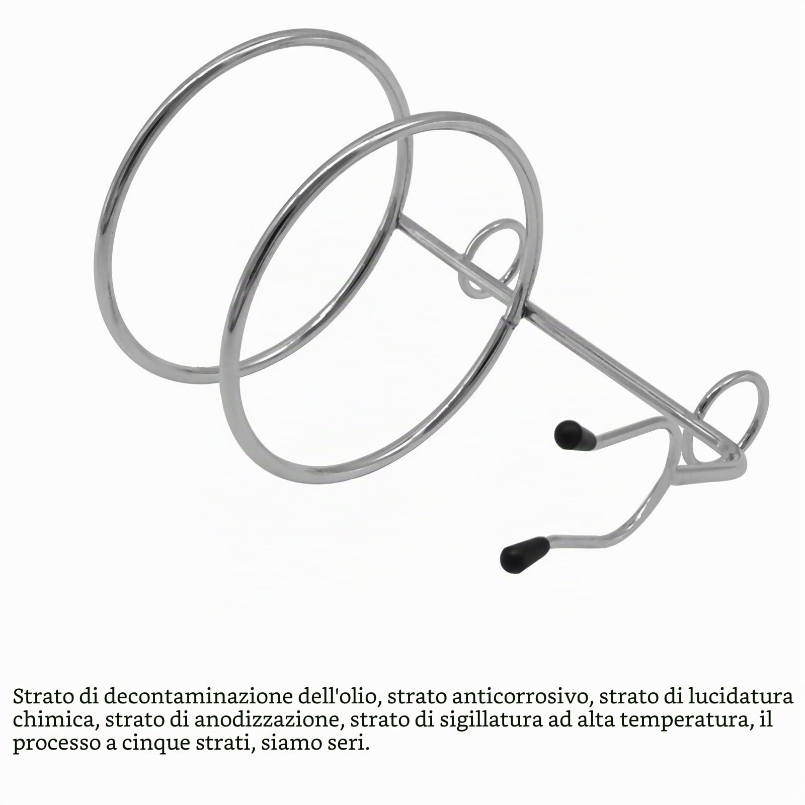 Kit di rasatura per uomo, set universale in acciaio inox con ciotola da barba, il miglior supporto per rasoio di sicurezza, per rasoi manuali, lame, pennello da barba, ciotola da barba