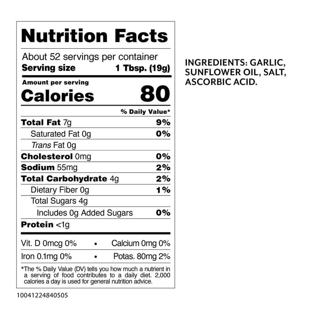 Roland Foods Garlic Confit, Specialty Imported Food, 35.2 Ounce, Pack of 1