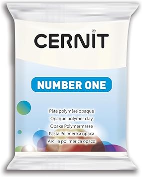 Cernit Translucent Polymer Clay 56 G Opaque White, Opaque White