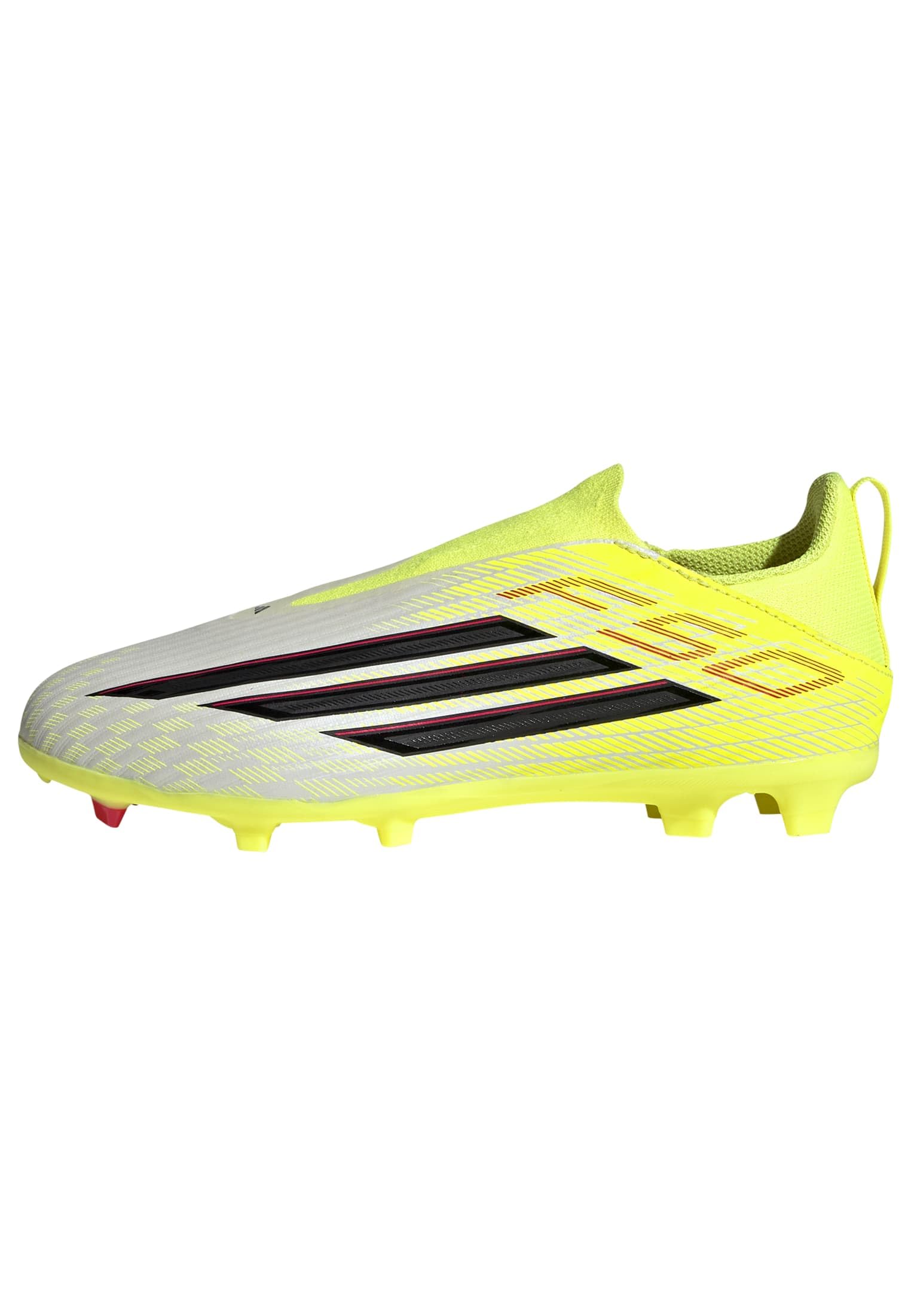 Adidas Boys Yellow F50  League Laceless -Ground Boots in Size C12, Sports Direct