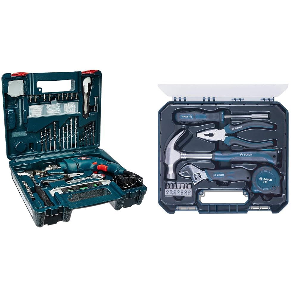 Bosch GSB 500W 10 RE Professional Corded-Electric Drill Tool Kit, MS & Plastic (Blue, Set of 100 Too (B082FJD7NY) Amazon Price History, Amazon Price Tracker