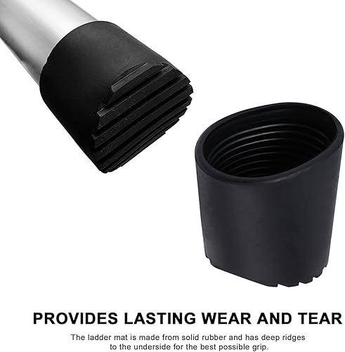 Miniatura 3 de 4 unids multiusos antideslizante escalera almohadilla de protección herramienta hogar muebles protector pierna set universal Sector escalera pierna