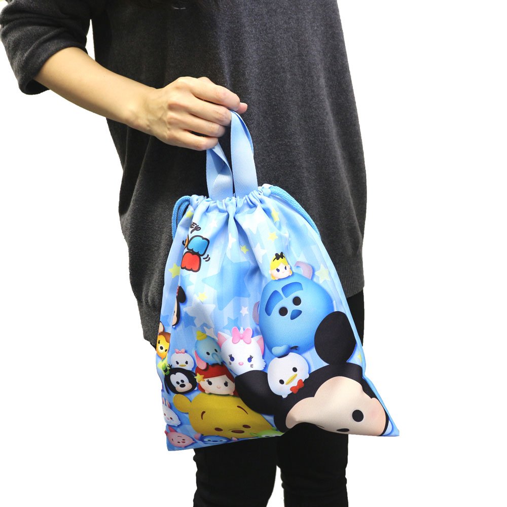 Amazon.co.jp: サンスター文具 ディズニー 巾着 Lサイズ