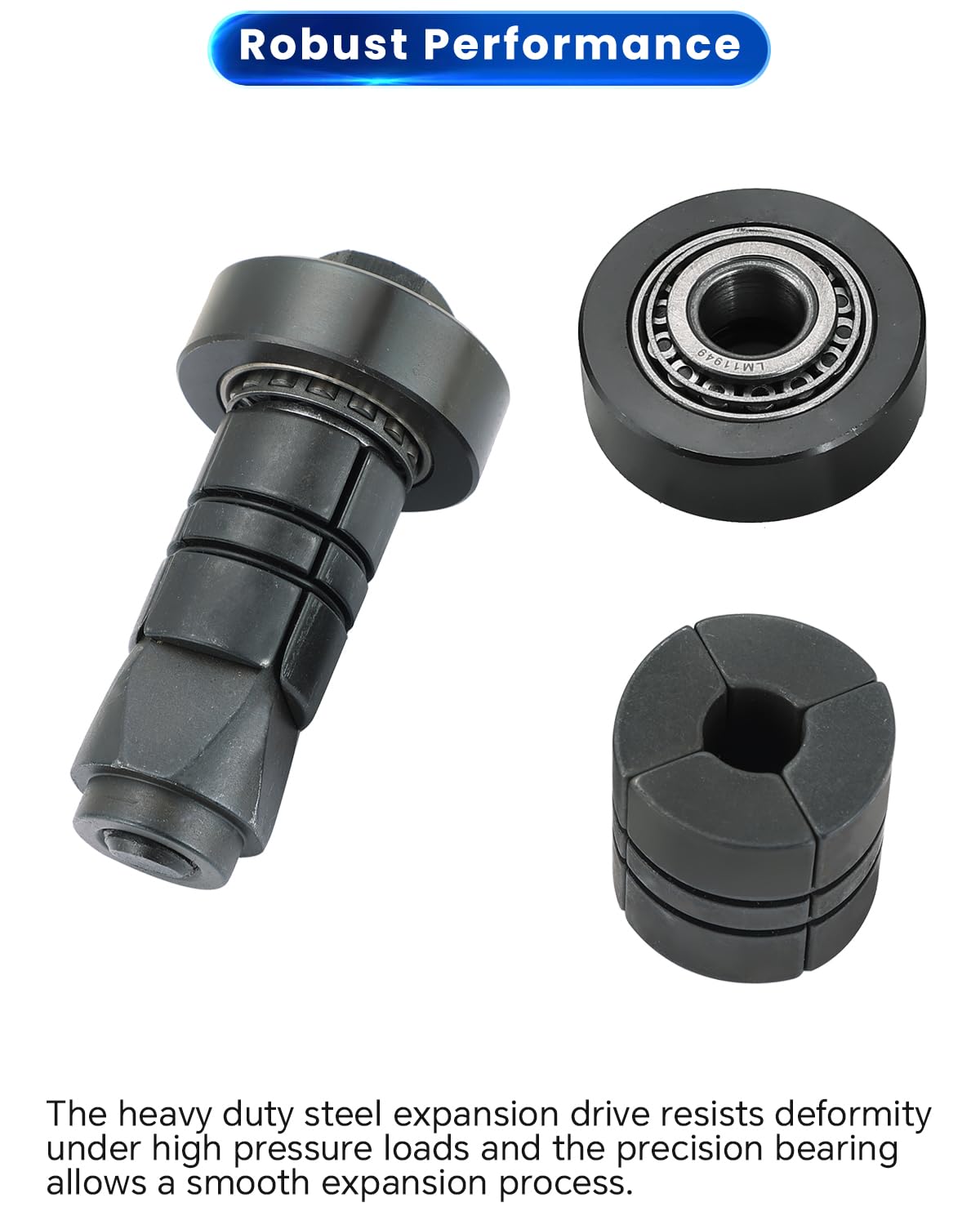 ATPEAM Juego de 12 extensores de tubo de escape, herramienta para tubos de escape de 41,28 mm hasta 107,95 mm