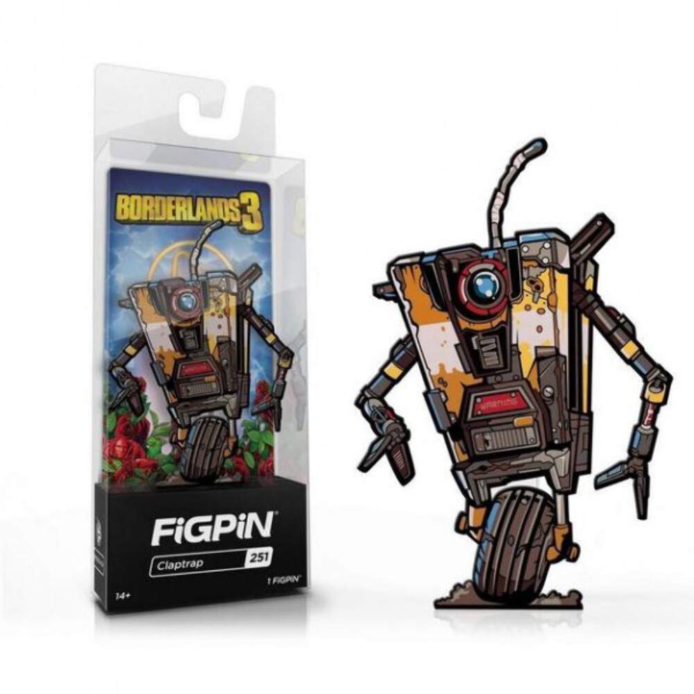 FigPin Claptrap 251 pin de esmalte duro de alta gama con grabado de precisión 2