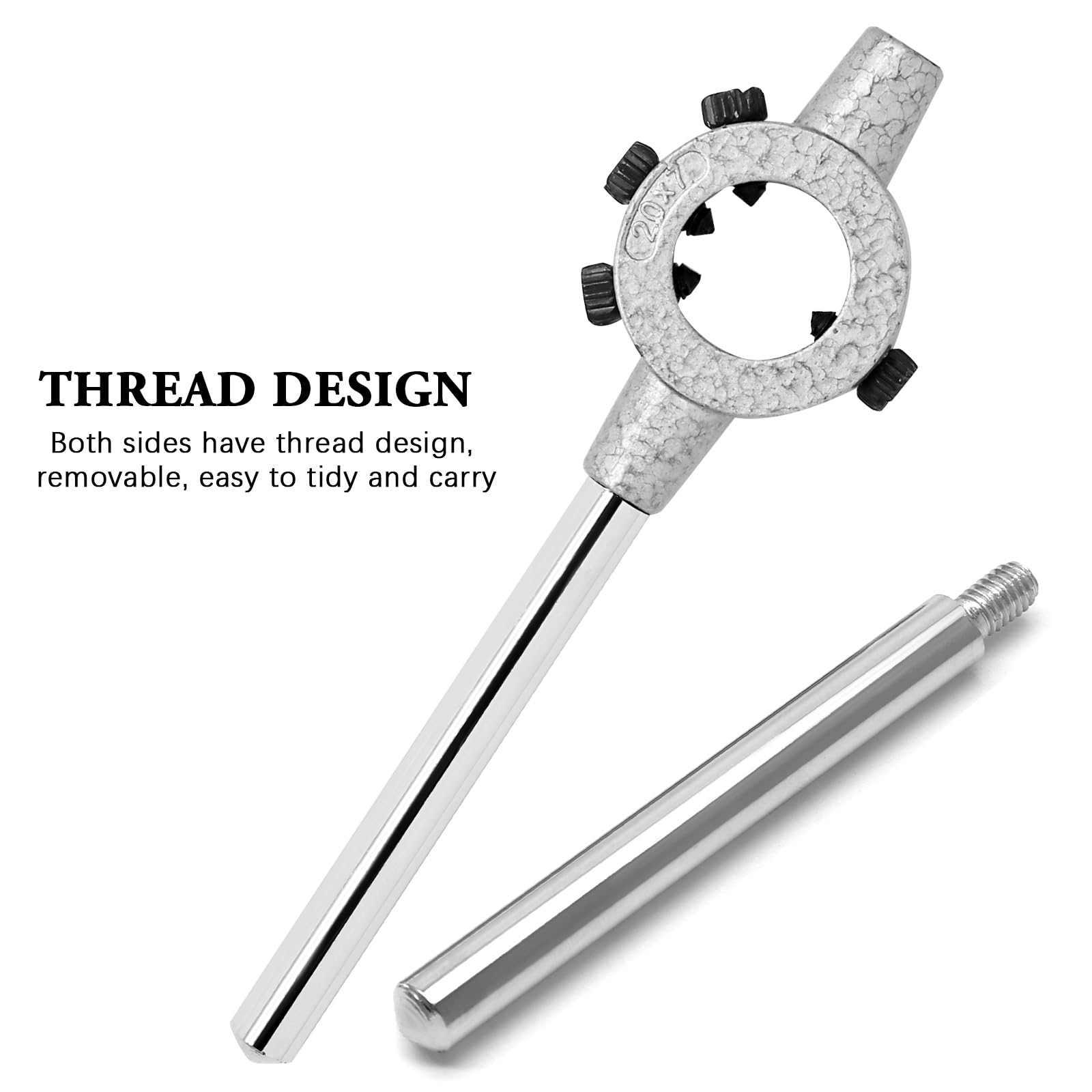Die Threading Wrench - M12-14 Tool Steel -5