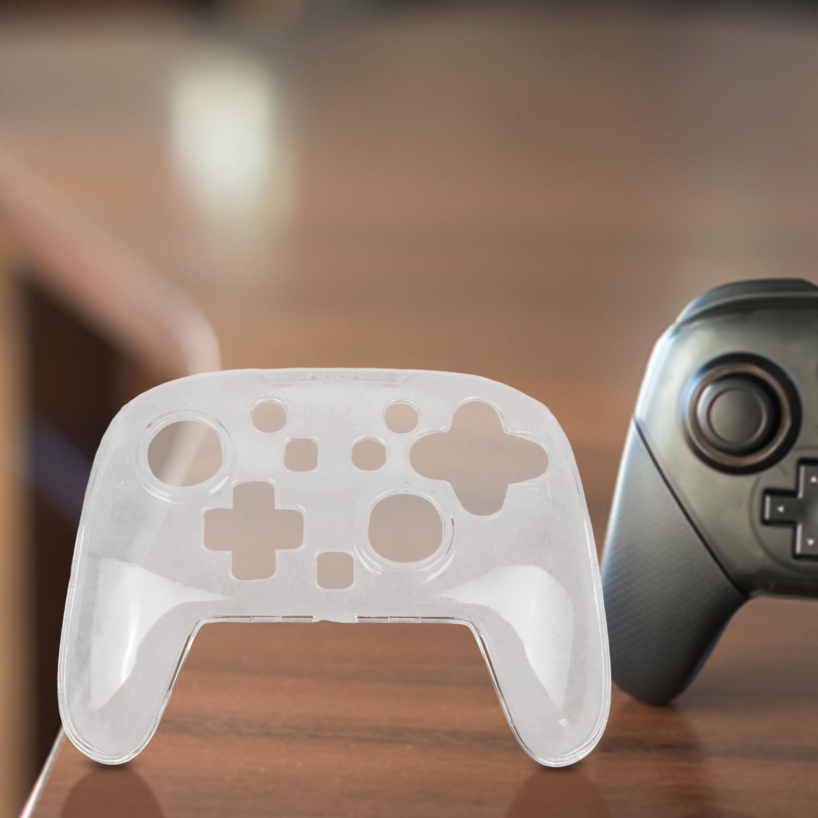 Custodia protettiva trasparente Switch 2 per controller Pro, cover rigida trasparente compatibile con Switch 2 per Pro Gamepad, materiale PC leggero, resistente ai graffi e caduta per