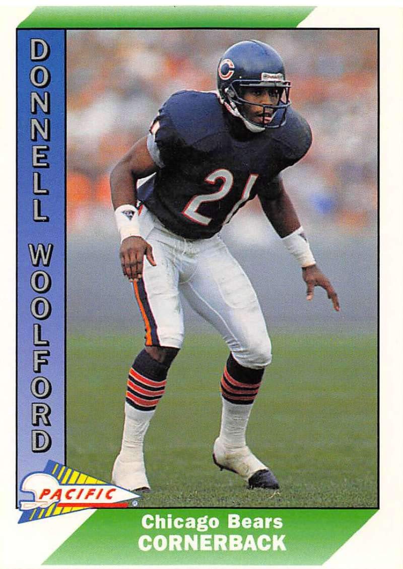 Amazon.com: 1991 Pacific Football #55 Donnell Woolford Chicago Bears  Official NFL Trading Card : Collectibles & Fine Art