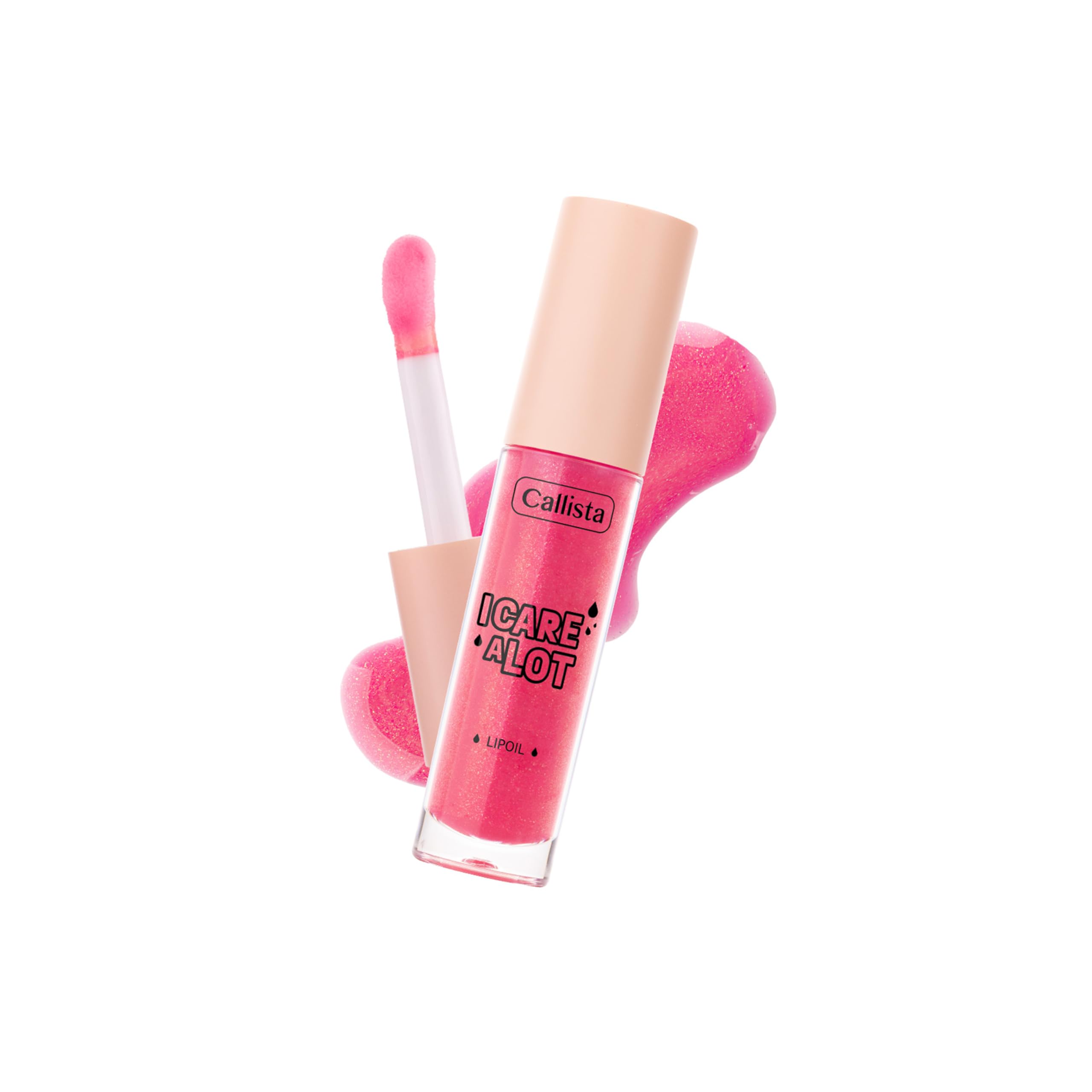 Callista I Care A Lot Lip Oil Nemlendirici ve Parlatıcı Dudak Bakım Yağı - 20 Glow Up Pink - Pembe