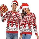 Marvmys Matching Family Snowman Christmas Sweater Kids Girls Holiday Ugly Xmas Pullover Red