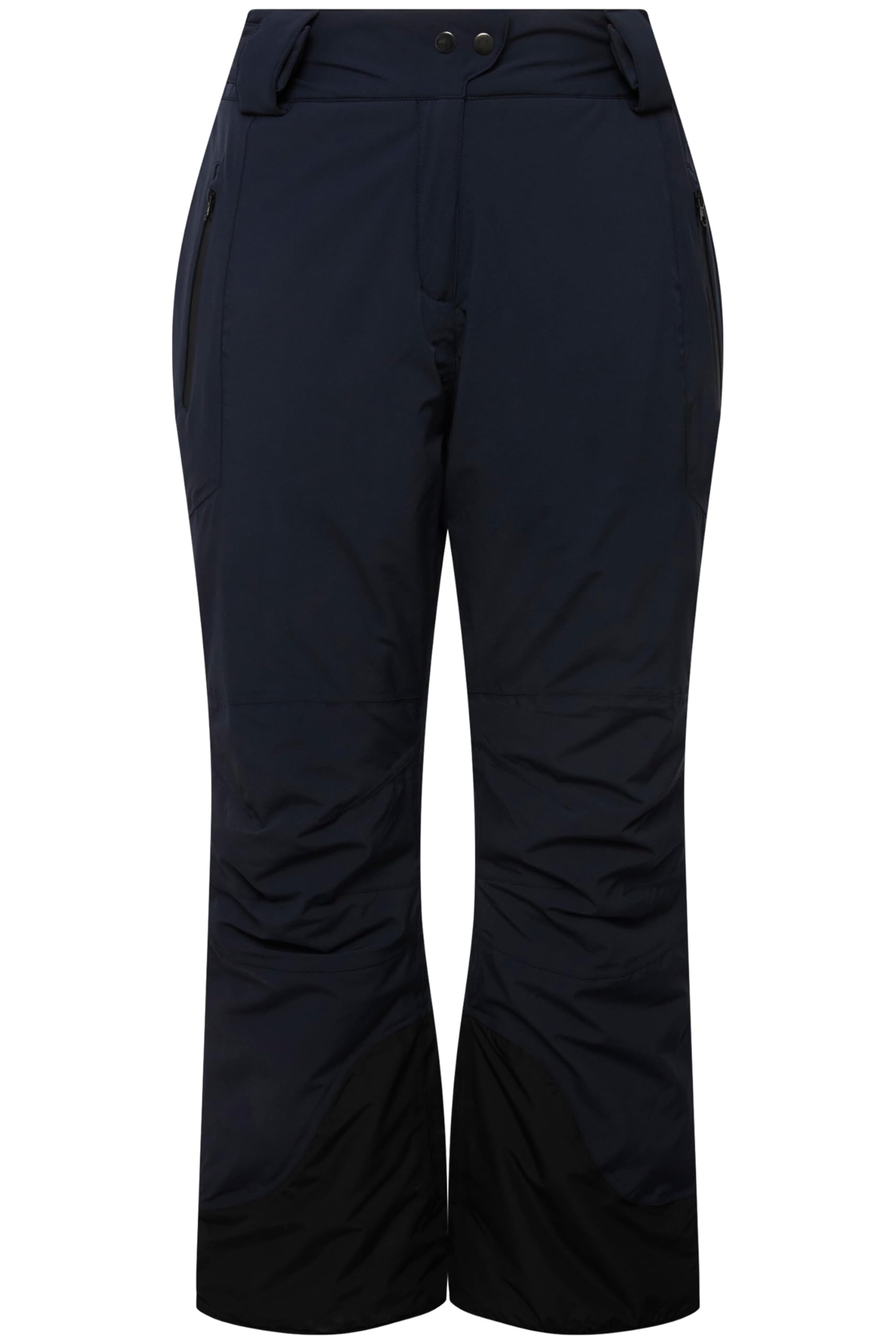 Ulla Popken Femme Grandes Tailles Pantalon Technique de Ski HYPRAR, matière imperméable et Bande à Scratch 822318