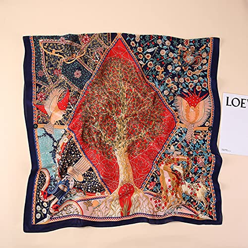 Fashion Scarves Scarf 100% Silk Feeling Scarf Silk Like Scarves Long Lightweight Sunscreen Shawls for Women4