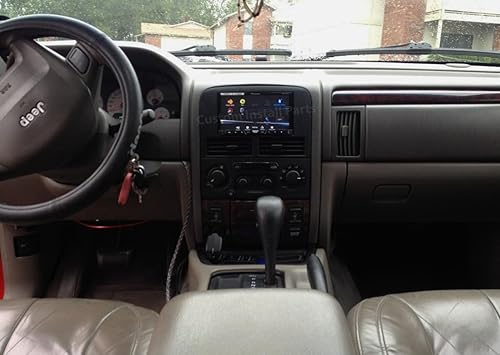 Miniatura 3 de Piezas de instalación personalizadas, radio de repuesto de doble DIN, kit de tablero de instalación de bisel de navegación estéreo, compatible con