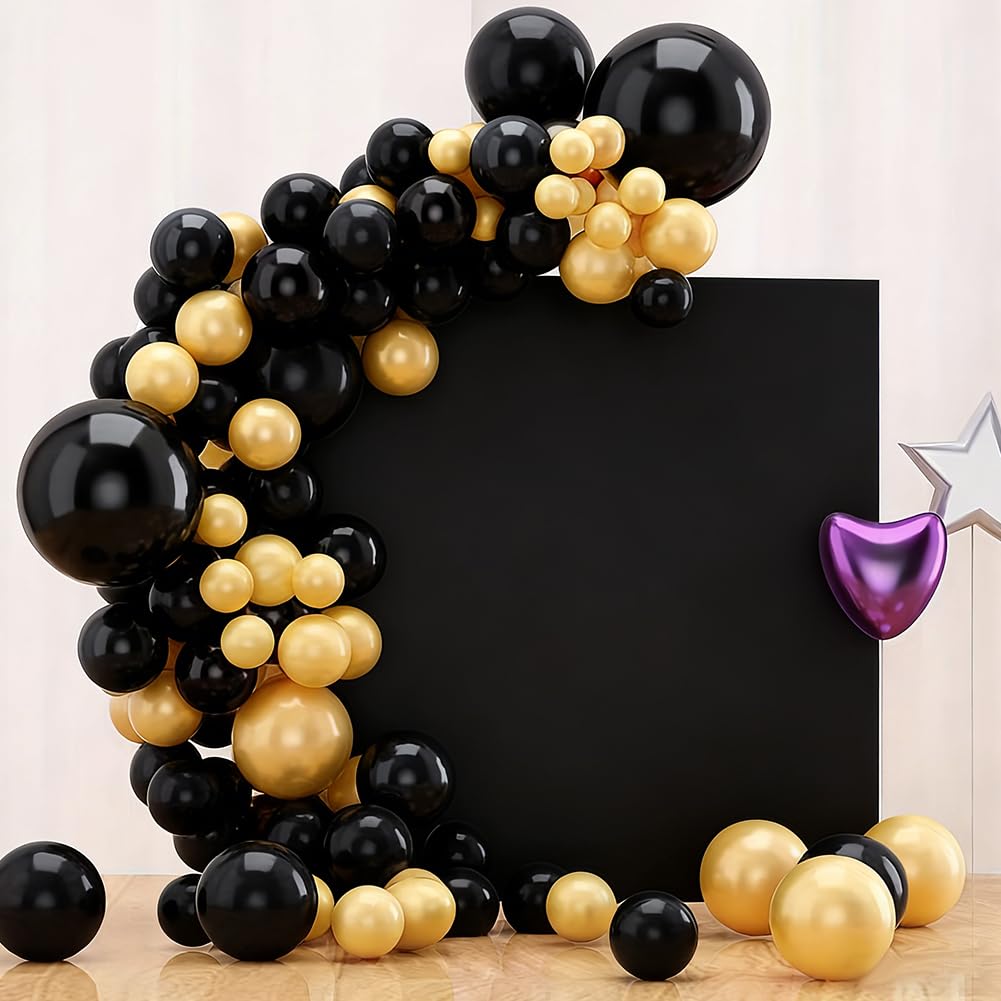 CREATCABIN Housse de Fond Noire pour Arche de Mariage Carrée Toile de Fond Extensible en Spandex Épais pour Mariage Anniversaire Cérémonie Banquet Photographie et Décoration 200x200cm