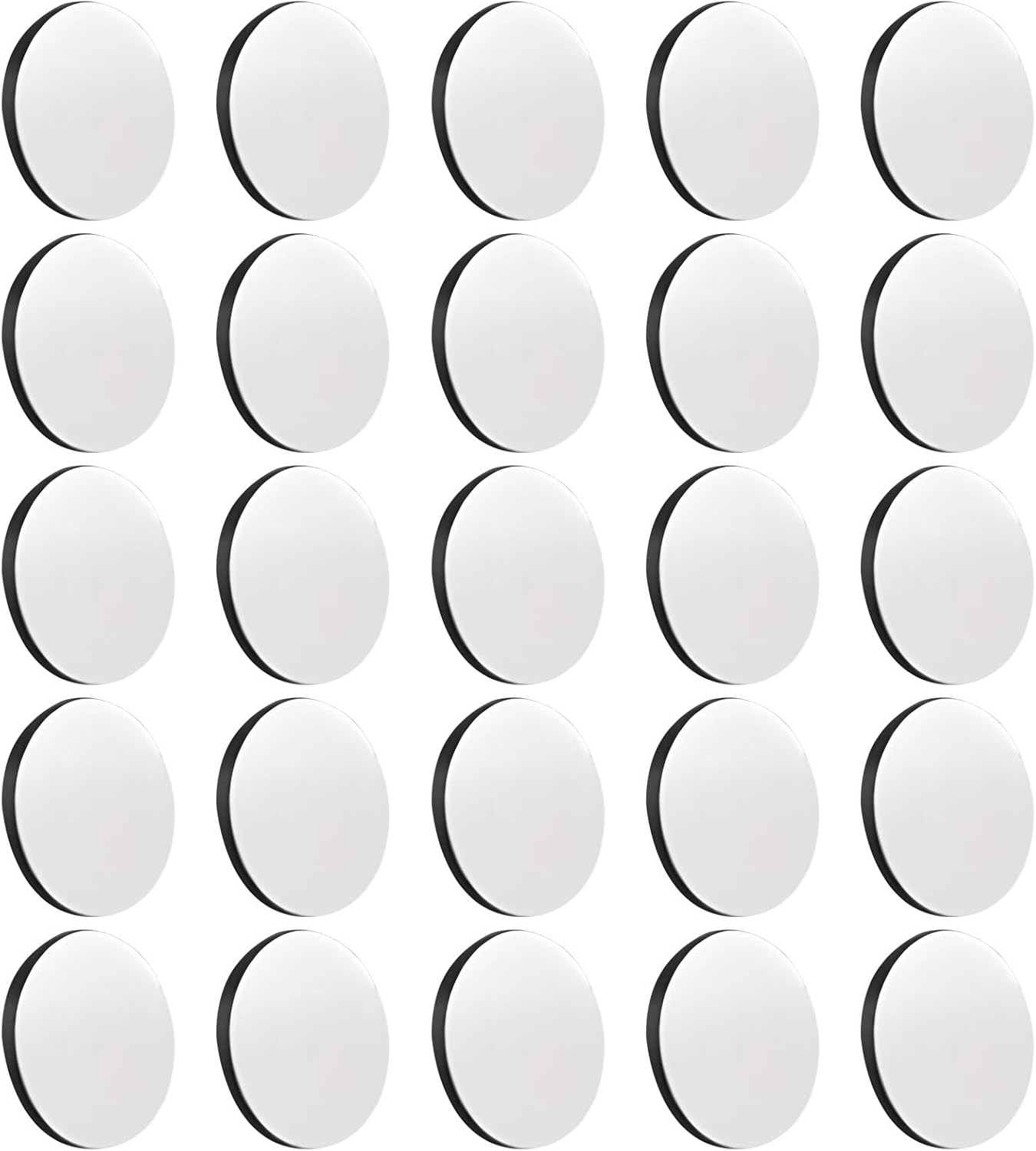 25 Pcs Strong Adhesive Circles, 3.1 in Round, Easy to Apply Rubber Circles with Strong Attachment Force