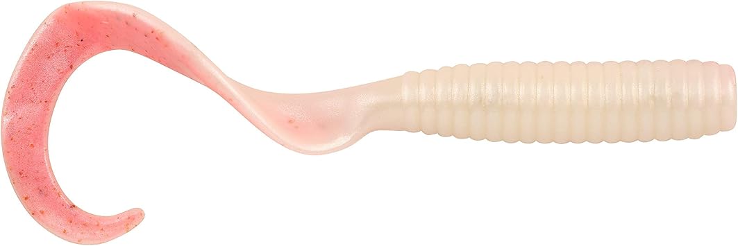 Berkley Gulp! Grub Fishing Soft Bait, Pink Shine, 4"