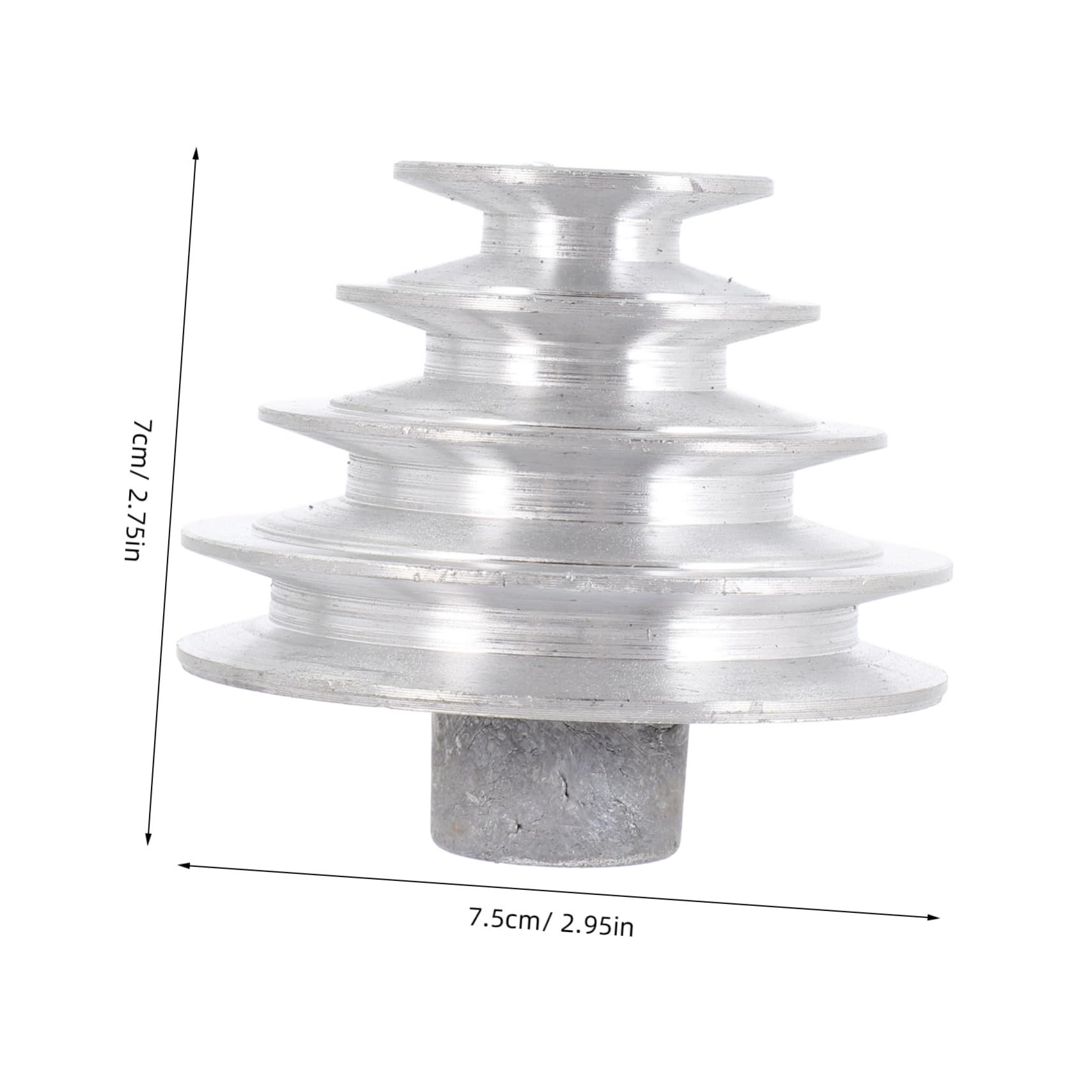 STOBAZA Drilling Machine Accessories Aluminum Flat Pulley Wheel for Bench Drill Holder