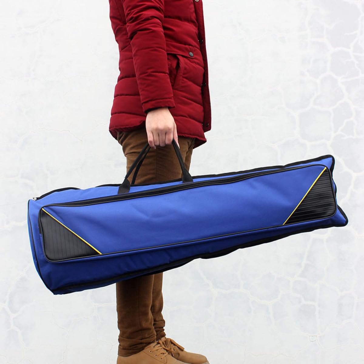 GALPADA Borsa per Trombone Oxford Spesso Resistente All'abrasioni Ampia Capacità e Tracolla Doppia per Trasporto Facile Blu