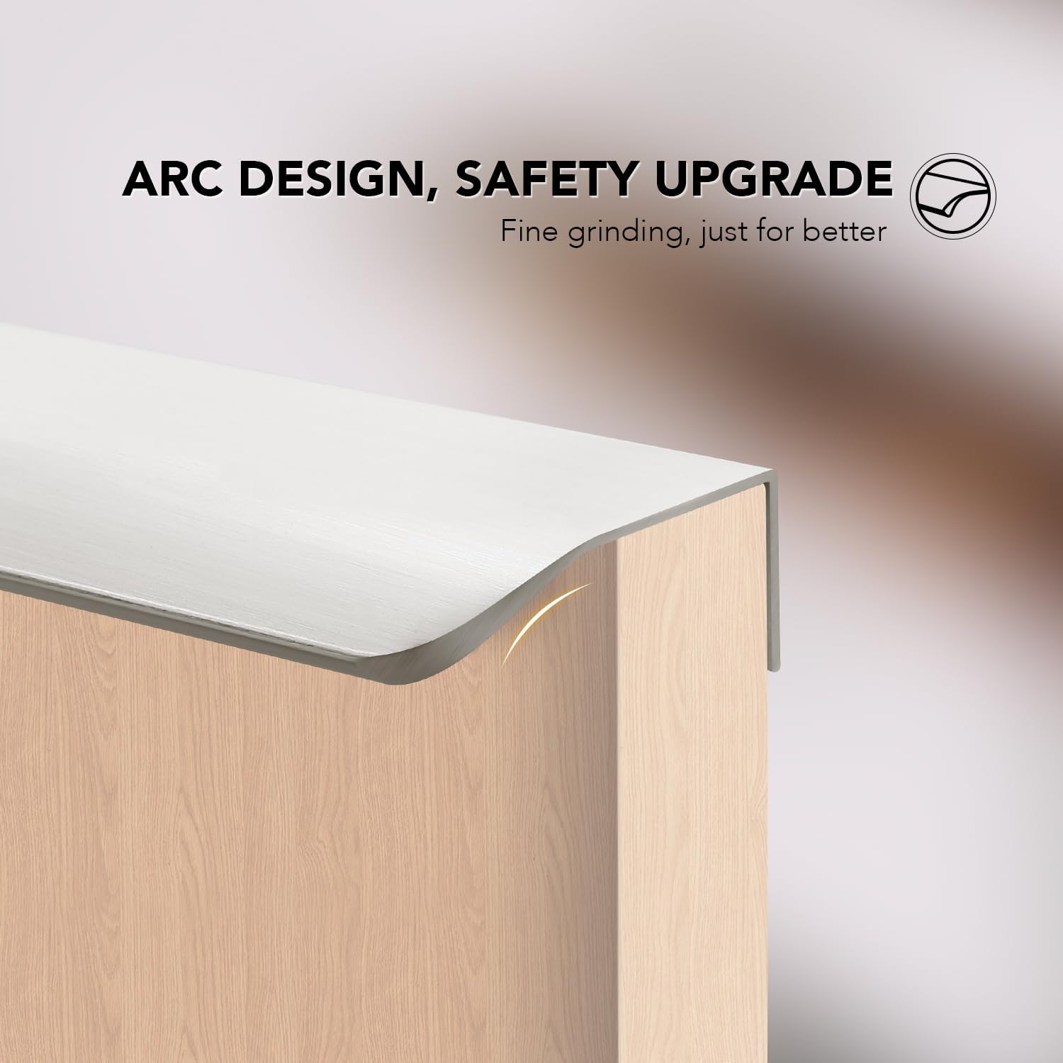 Ravinte 20 Pack Cabinet Handles Finger Edge Pulls 150mm/5.9 inch Silver Drawer Edge Pulls Brushed Nickel Finger Pulls for Cabinets Concealed Handles