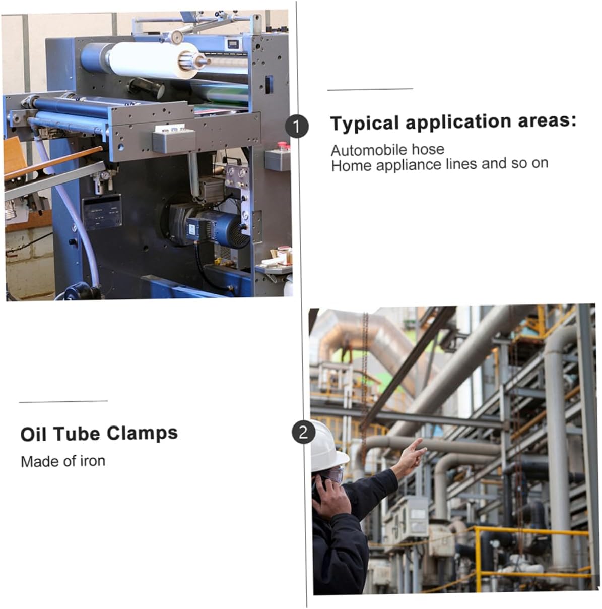 45pcs Stainless Steel R-clamp Assortment Kit Rubber Liners Versatile for Hoses