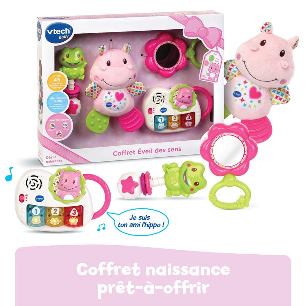VTech – Geschenkset zur Geburt – Erste Baby-Spielzeuge