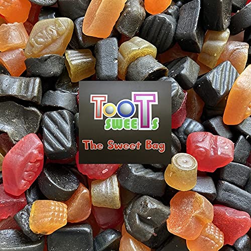 Lion Mixed Sweets Bag Liquorice, Wine Gums, Fruit Salads, Footballs Gums, Poor Bens Mix (500g)