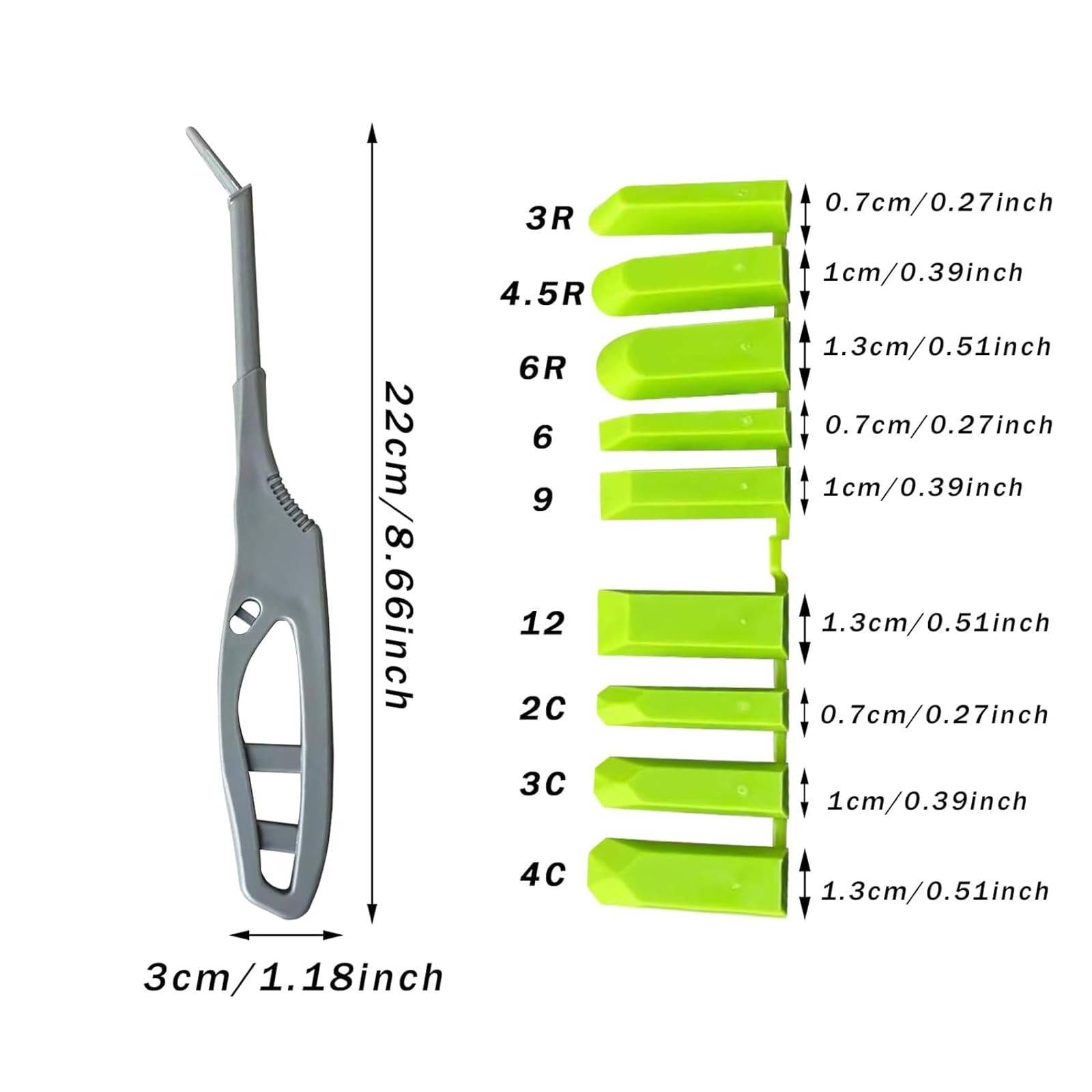 Piastra in silicone per fuga, estrattore silicone, spatola, 9 forme comuni