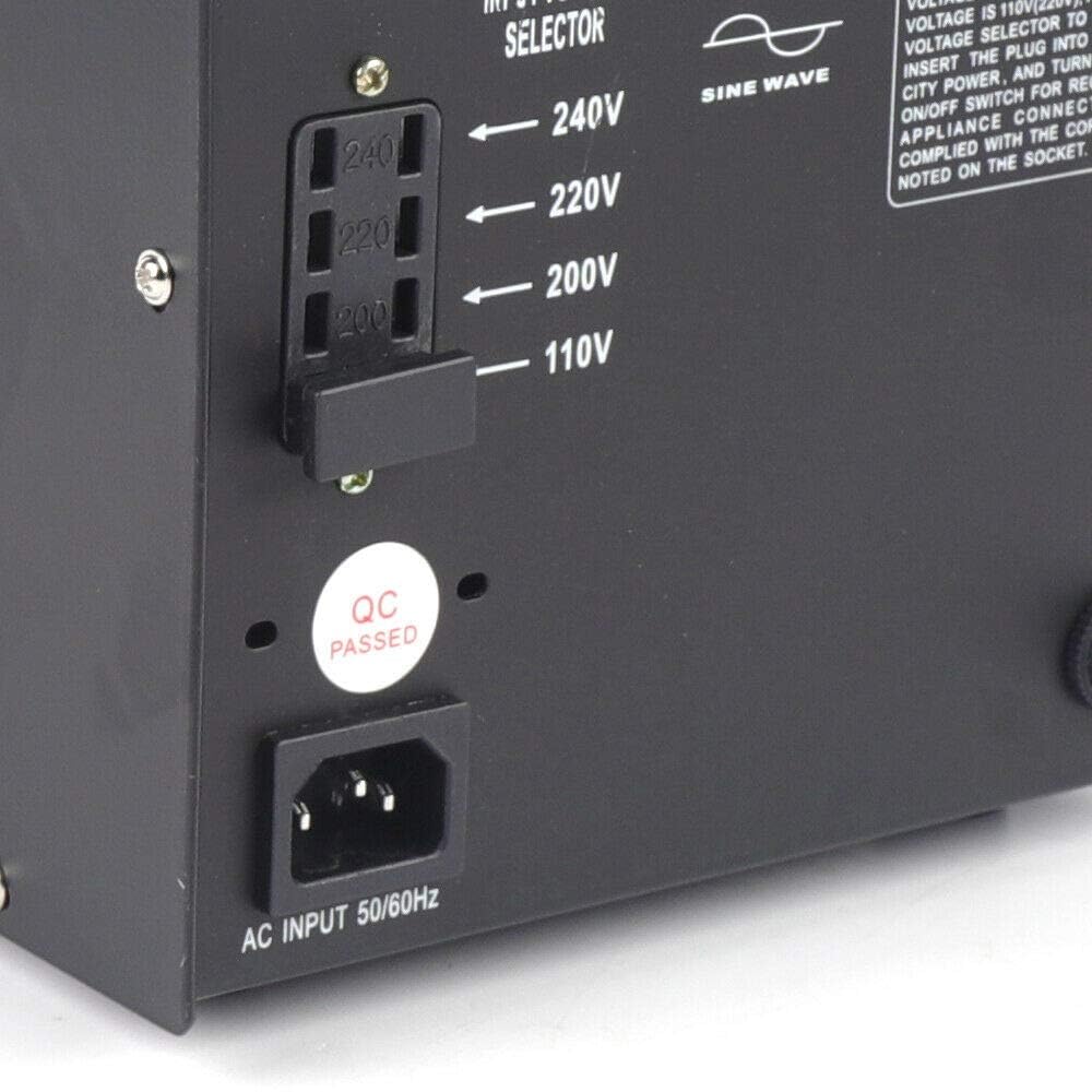 Transformador de voltaje de 3000 W, voltaje 220 V, 110 V, con puerto USB