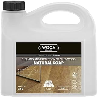 Woca - Jabón natural para parqué (2,5 L), color blanco