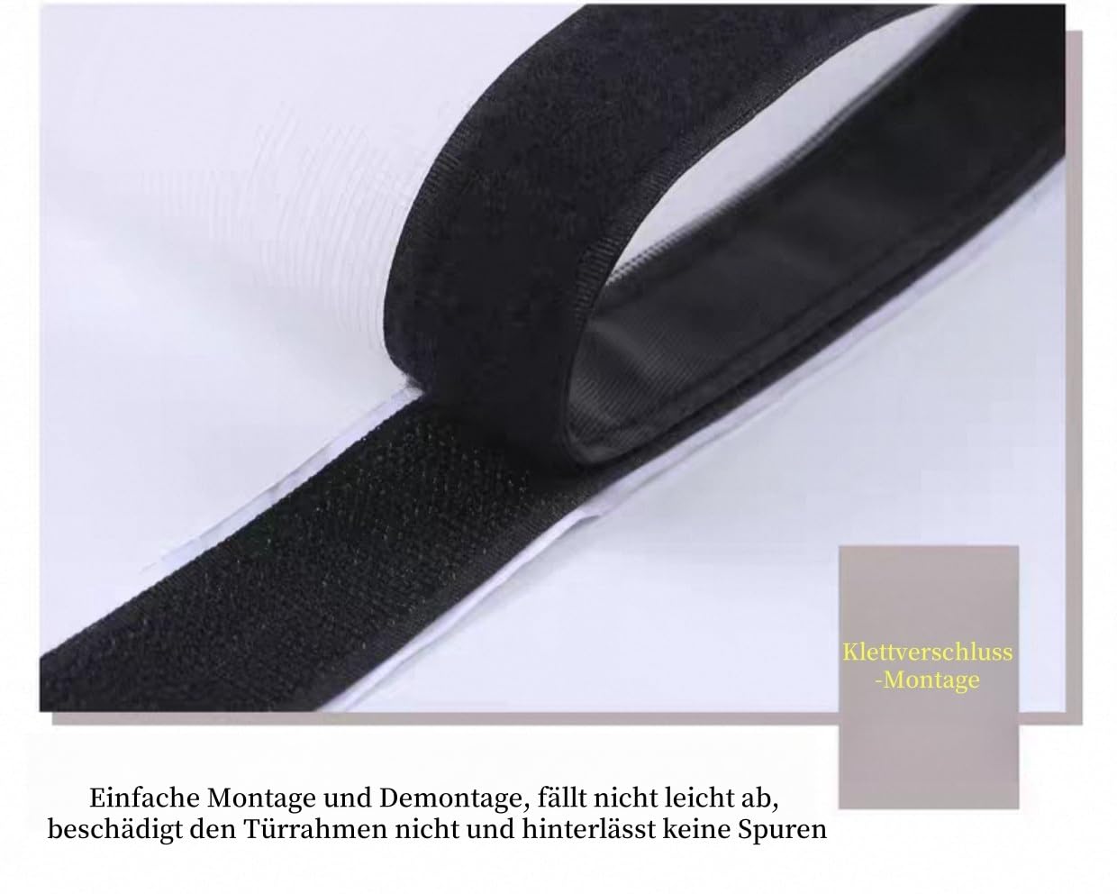 Haustiergitter ohne Bohren, Türnetz für Katzen und Hunde, mit Reißverschluss, Insektenschutz, Fluchtschutz, ideal für Wohnzimmer und Balkon, 95 cm x 200 cm, langlebig und einfach zu installieren