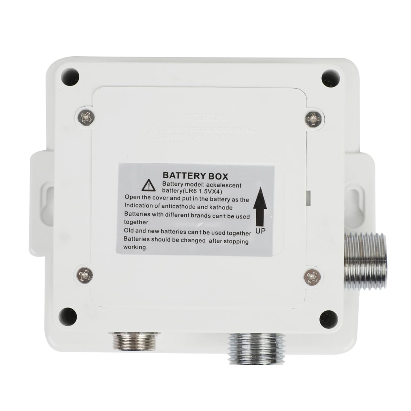 Automatischer Sensor-Badezimmer-Wasserhahn, berührungslose Handmischbatterie mit Messing-Konstruktionsbeschichtung für Waschbecken, Stromversorgung durch 4 (Antiquität)