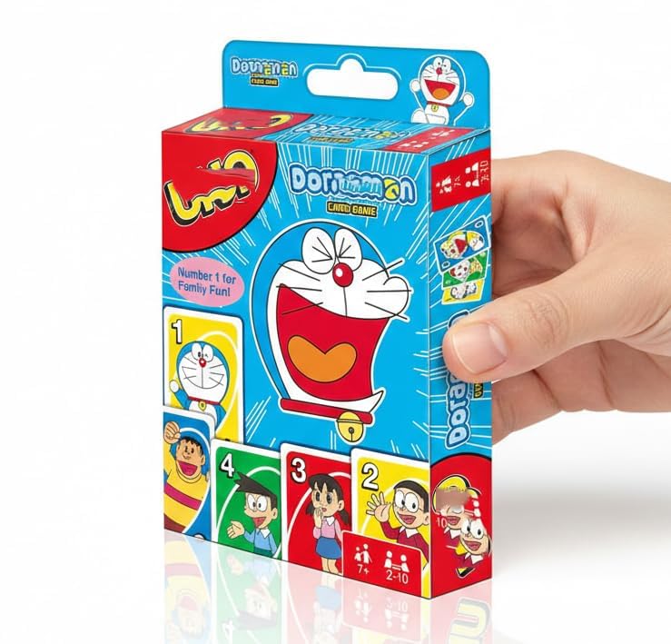 Image of Dorae'mon Cards Game Play with Family and Friends and Ideal for Parties, Travel, and Family Gatherings (Pack of 1)