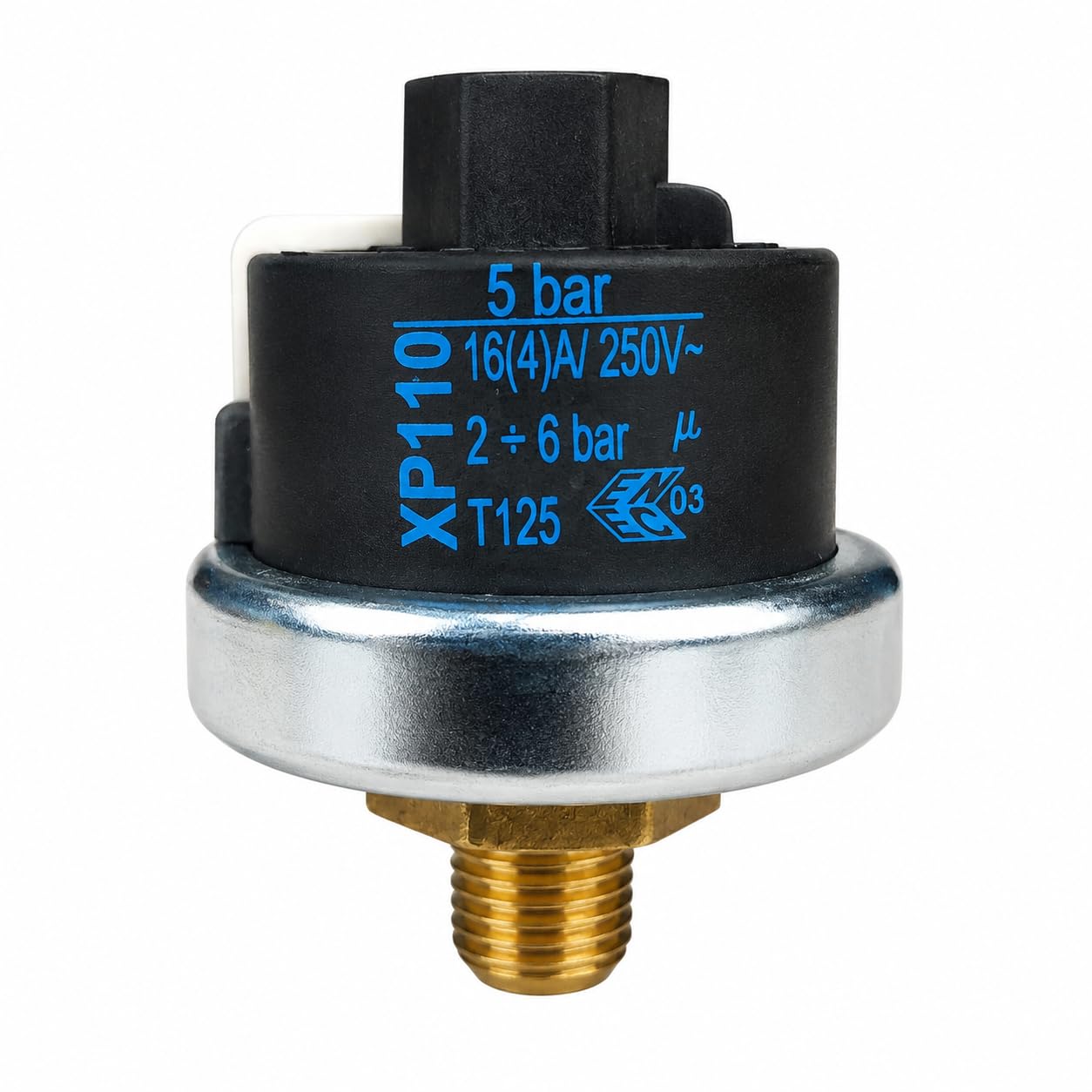 MATER Italy Pressure Switch | Adjustable Air Compressor Pressure Control Switch | Heavy Duty Brass Connector | Reliable for Industrial (PRESSURE SWITCH XP-110-1/8", 2 TO 6 BAR-image-25