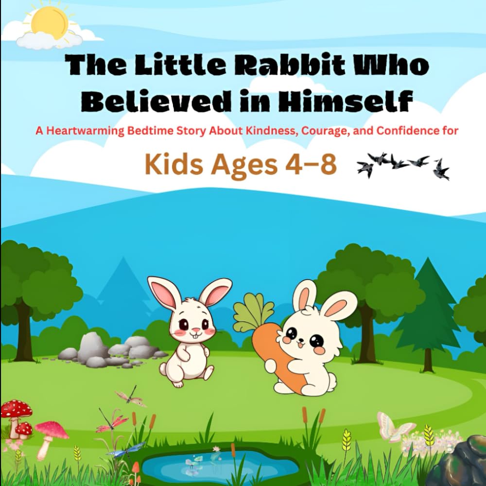 The Little Rabbit Who Believed in Himself: A Heartwarming Bedtime Story About Kindness, Courage, and Confidence for Kids Ages 4–8