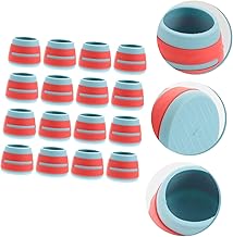 Chair Leg Floor Protectors, Silicone Felt Furniture Leg Pads Caps Covers for Hardwood Floors Clear (reguler(Fit 1.3" to 2")) (4)