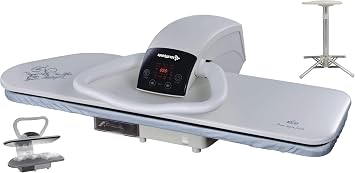 Speedypress Professional 91HD Heavy Duty Steam Ironing Press 91cm with Stand, 91cm x 29.5cm; 2,200watt + Free Iron Attachment, Anti-Scale Water Filter, Replacement Cover & Foam Underfelt