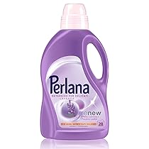 Perlana Detersivo Delicati Lavanda (28 lavaggi), Detersivo lavatrice liquido per lana, seta e delicati, Detersivo delicati per effetto cashmere e fibre rinnovate al profumo di lavanda