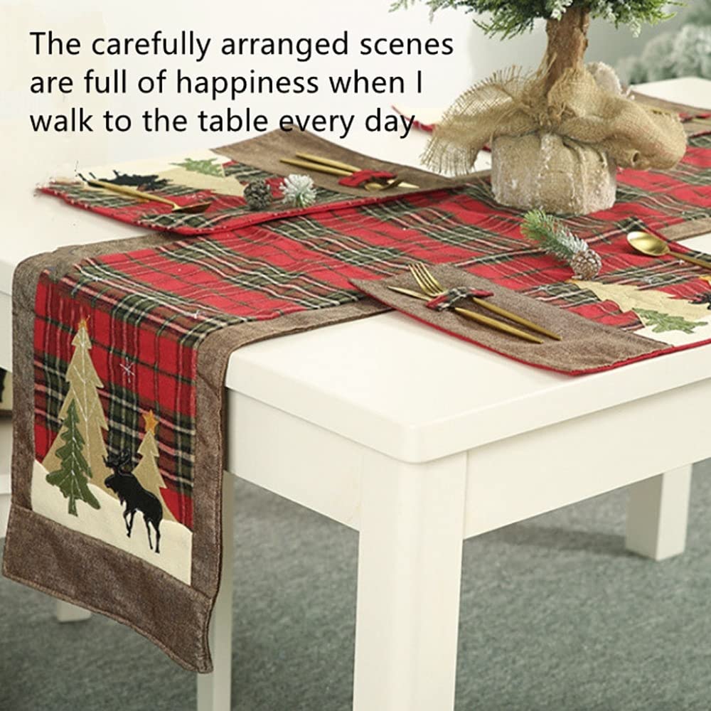 Amazon｜クリスマス トナカイ ランチョンマット サンタ クリスマス