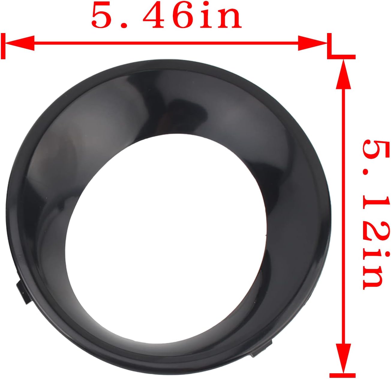 MOTOALL 51113423789 Pair Fog Light Lamp Cover Trim Primed for BMW X3 E83 LCI 2007-2010