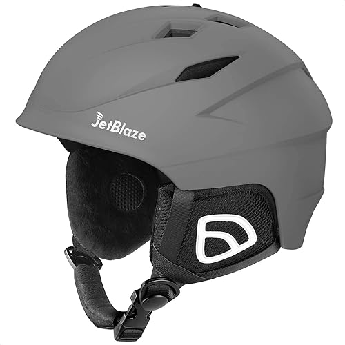 JetBlaze - Casco de esquí y deportes de nieve, casco de snowboard para hombres y mujeres jóvenes